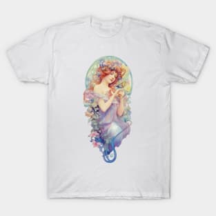 Art Nouveau Flower Fairy 05 T-Shirt